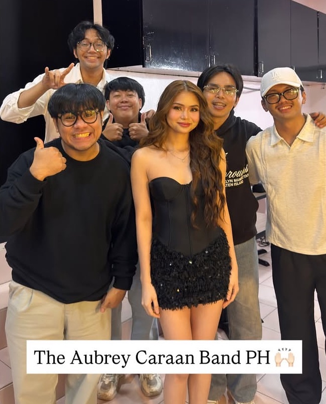 ur_1yana's tweet photo. the aubrey caraan band ph ⭐️ https://t.co/TjAjYtXPPd