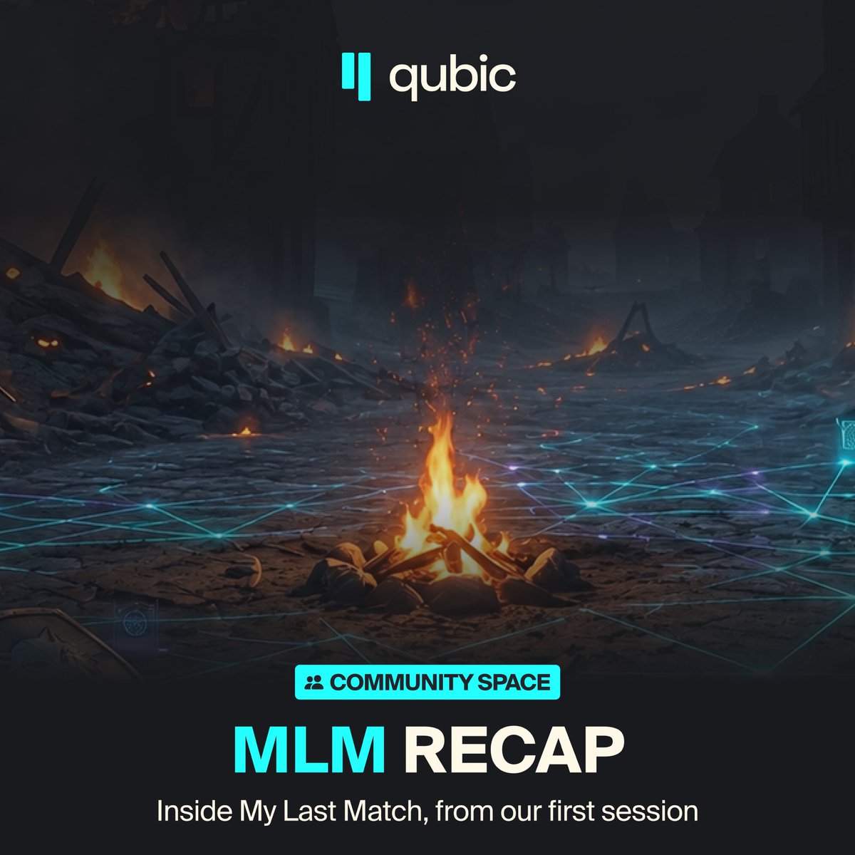 _Qubic_'s tweet photo. Our first ever Community Space Recap is here.

@DastardlySci, @Matchlords_MLM lead, took us inside My Last Match, the hardcore survival MMORPG built on Qubic by CfB's team.

A permanent world where every item you find is truly yours, with no gas fees and no play-to-earn loops. https://t.co/VkRVY326Eb