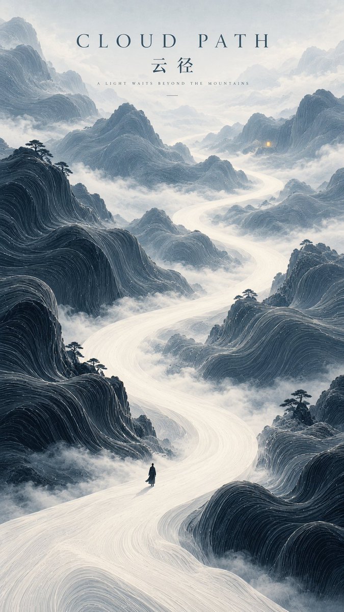 MrLarus's tweet photo. 🤯 Images 2.5 turns contour lines into Chinese landscapes!

Continuous flowing lines, tiny figures, and huge negative space make the landscapes feel massive.

1. WHITE GORGE  
2. TIDELINES  
3. RED VALLEY  
4. CLOUD PATH  

✨Great for posters, book covers, and editorial visuals!

Prompts in replies 👇