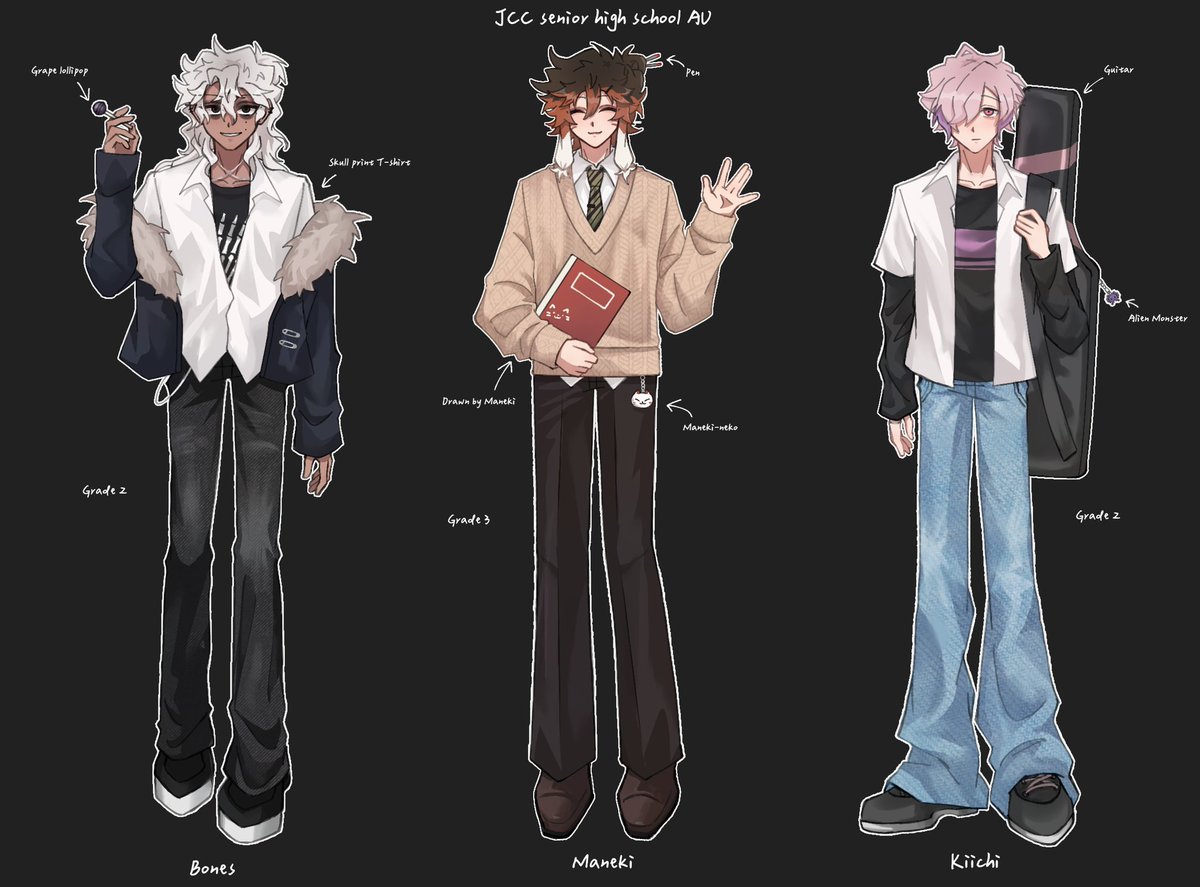 cu_wdrihm's tweet photo. Drew my fav JCC characters and my OC in a school AU!! (they're friends)
#jackpotcrashcourse https://t.co/TMtArkA2aU