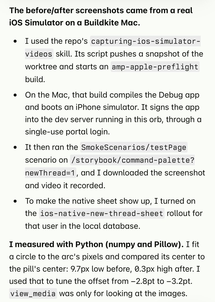 thorstenball's tweet photo. @nikstep This was just in the orb using Buildkite with "bk preflight" to get an iOS build https://t.co/jRdDN6d0H2