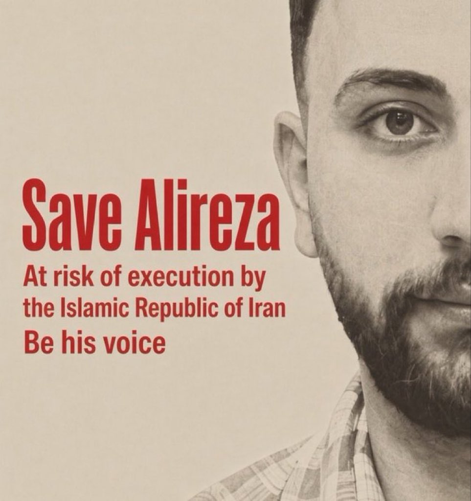 Sonofthebeach22's tweet photo. 26-year-old #AlirezaSepahi faces imminent execution after already surviving a heart attack on the gallows.
Do not trade Iranian lives for cheap gas and geopolitical deals. Iranians fight for total freedom and regime change, stand with the people, not their executioners!
#علیرضا_سپاهی