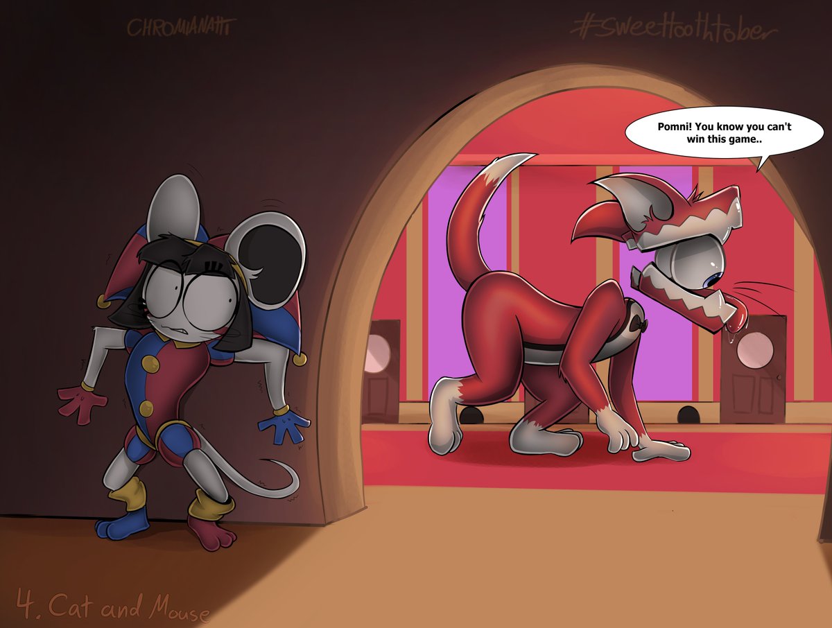 chromianatti's tweet photo. [Day 4] Cat and Mouse. And I took that literally..

Thanks for 1k followers!!
#Sweettoothtober #tadcshowtime #tadcvore https://t.co/z3VYdNU0YI