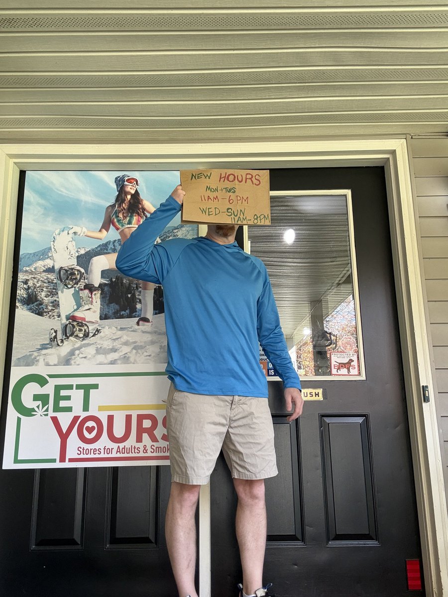 GetYoursStoreVT's tweet photo. A Little Hours Update From Me 👋

Starting now:

MON + TUES: 11 AM–6 PM
WED–SUN: 11 AM–8 PM

I’m taking a few extra hours each week to keep up with everything it takes to run this little store.

Still here. Still local. Still doing everything I can to keep Get Yours going. ❤️ https://t.co/ofJgaxbZNW