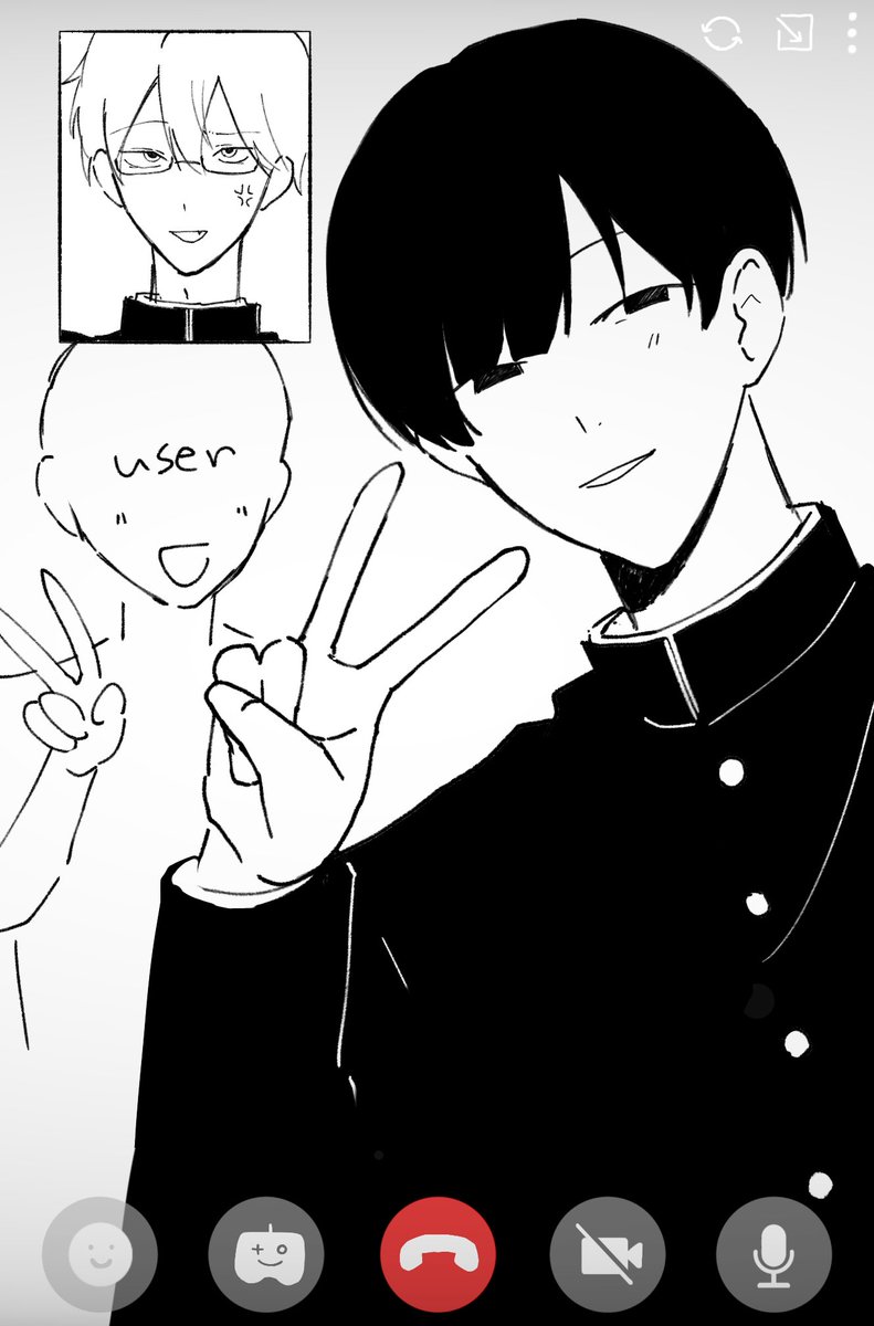 kaputyu__day0's tweet photo. 「樹くん見てる〜？」
#ぎなさんに描いたよ https://t.co/niWMJgYa11