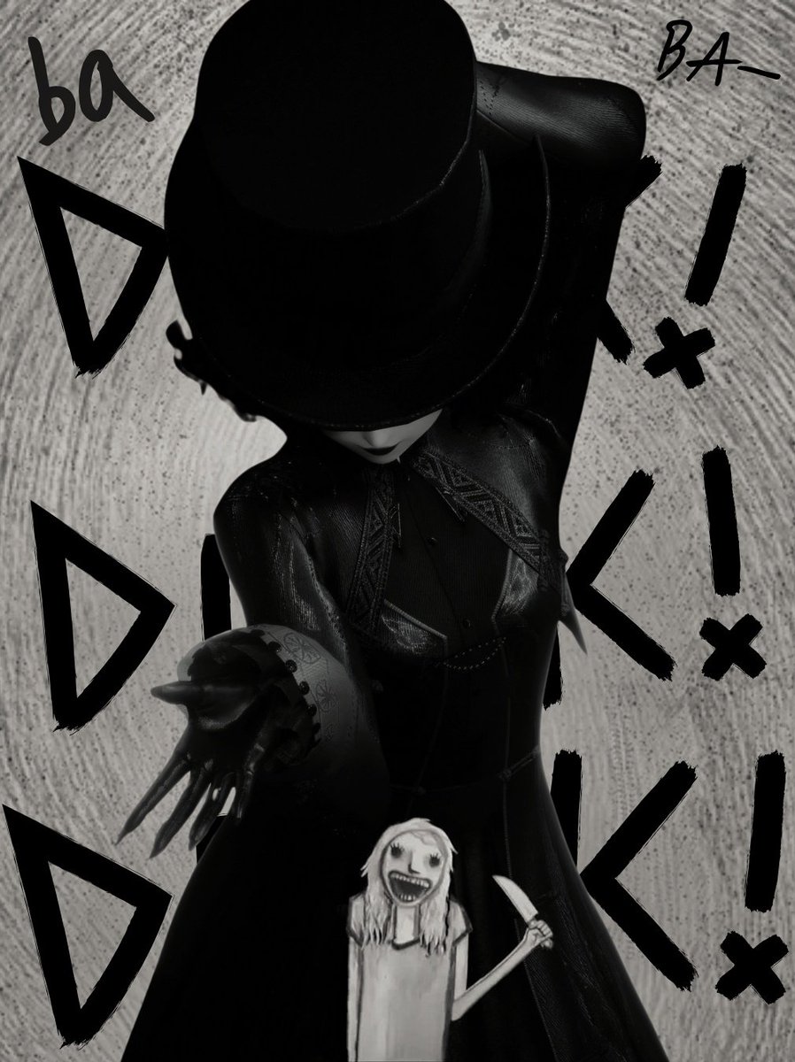 miimiimiichuu's tweet photo. I can make spooky edits~♡ The babadook! https://t.co/B97E4b0KIo