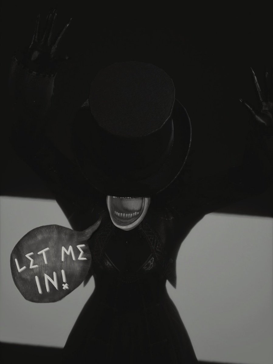 miimiimiichuu's tweet photo. I can make spooky edits~♡ The babadook! https://t.co/B97E4b0KIo
