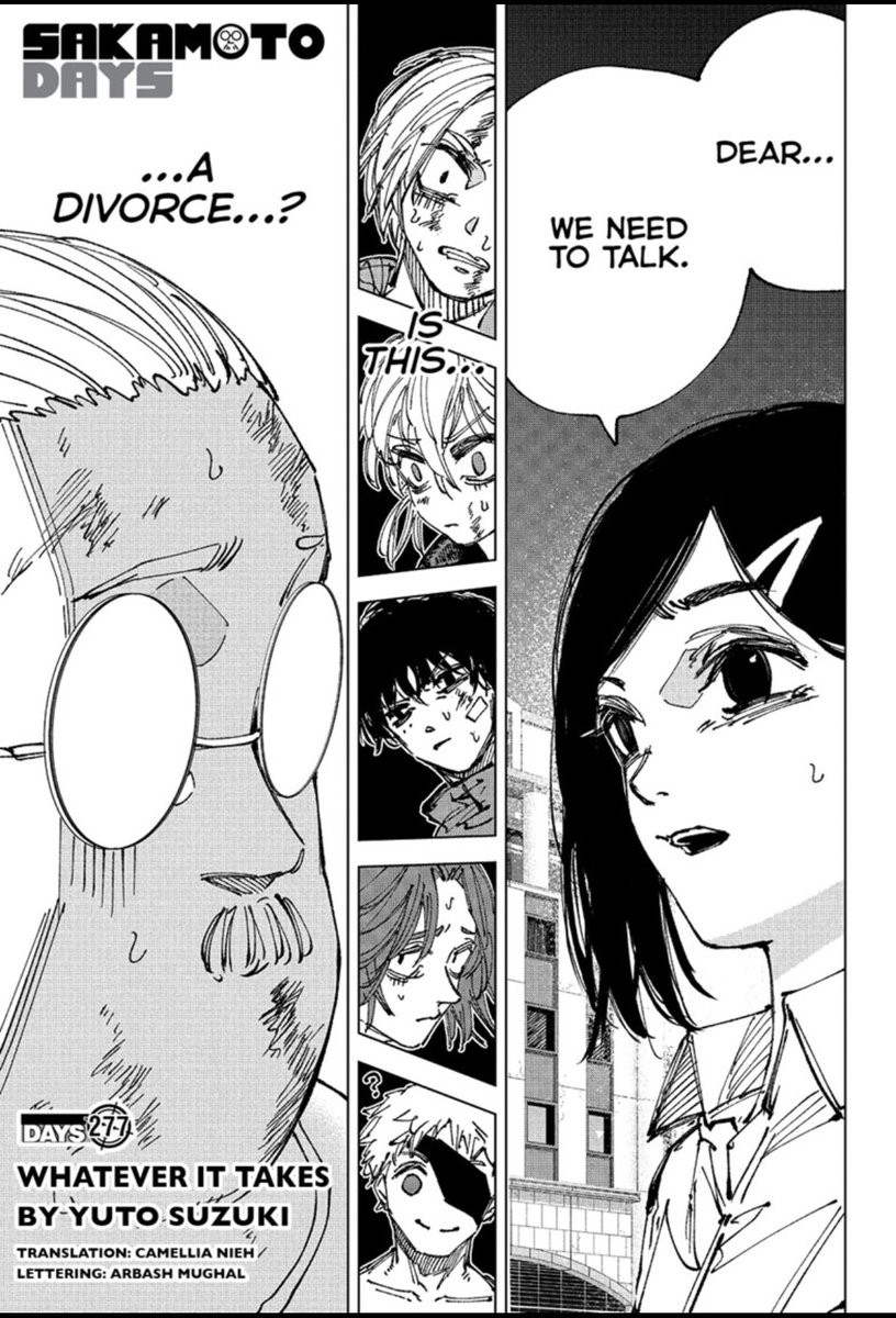 TheShovelBaron's tweet photo. #BWSJ5 Ok you know what good job team, 7.7/10 week.
#SakamotoDays
OH MY FUCKING GOD NOTHING EVER HAPPENS AUUUHAHHHGGHHHHH
This chapter genuinely has no substance.
at all.
And We're nearing the end.
it was funny in the first 2 pages until you realise the joke is the whole chapter https://t.co/yyZgQlO2kx
