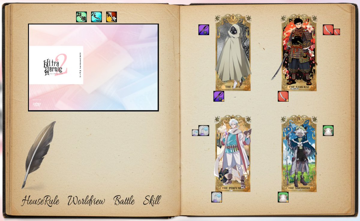 kakao__trpg's tweet photo. 「ウルトラヒロイック2」全生還にて終了

(敬称略)
KP
キツモシ

PC / PL
イド / 空夜
草刈 伯耆守 彦斎 / カカオ
ラソス / ぜね
フィーネ / ぺっちゃん

奇跡、起きちゃったなって。
相変わらず楽しかった！感謝！ https://t.co/MBefZhtqoW