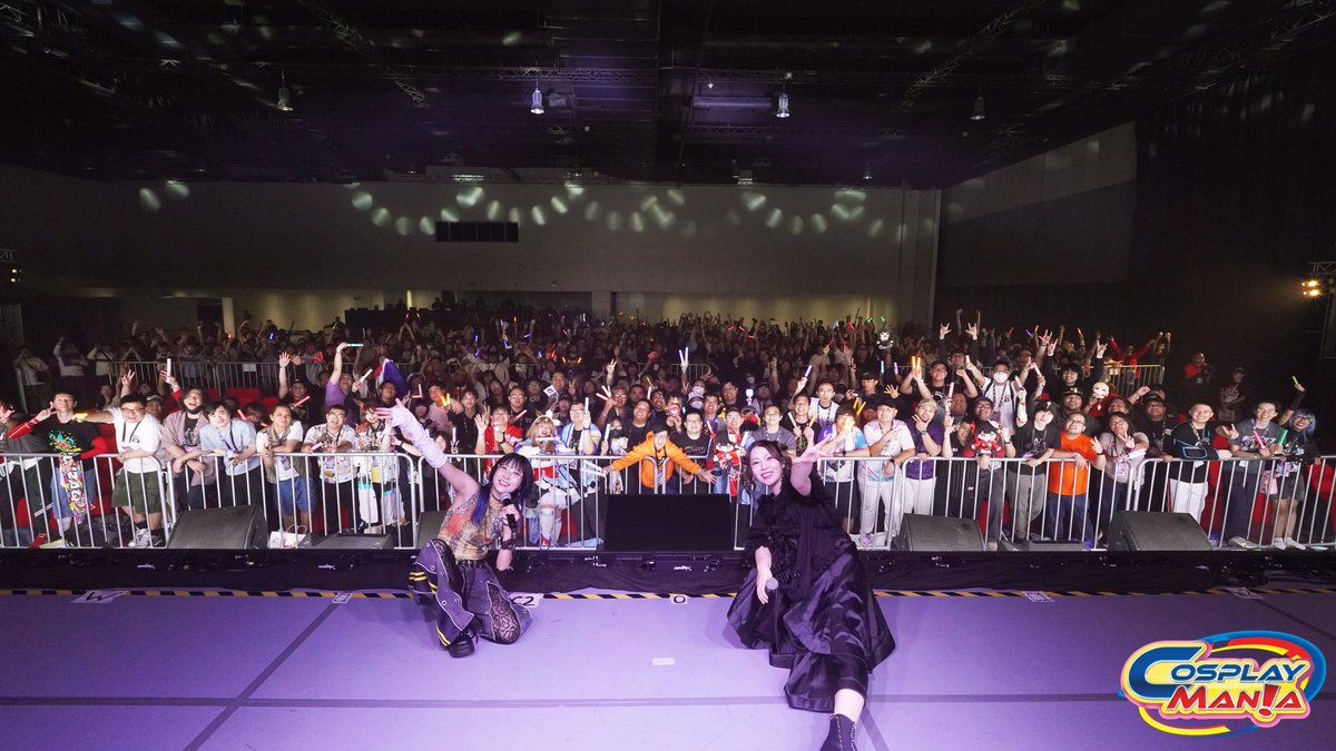 MindaRyn_staff's tweet photo. Thank you, Cosplay Mania, for an amazing night! 🎤⭐️

MindaRyn had the pleasure of performing with ZAQ! ✨

We can’t wait to see you all again! ✨

#MindaRyn #ZAQ #CosplayMania2026 https://t.co/793IbQBYip