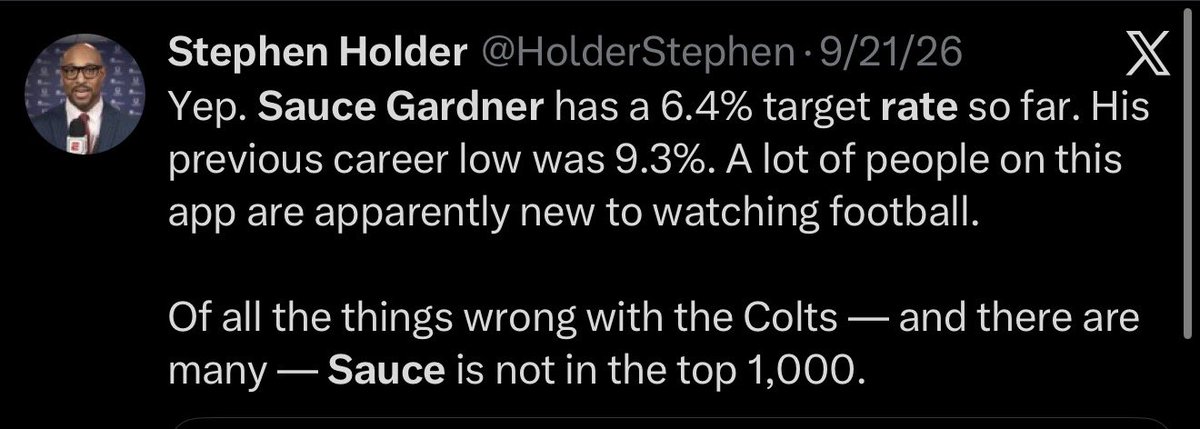 KINGTM8's tweet photo. @bentley19990 @secretworld090 @joelvmoran dead ass showing me PFF grades instead of stats for a corner 😭 https://t.co/TlqsMaZZyS