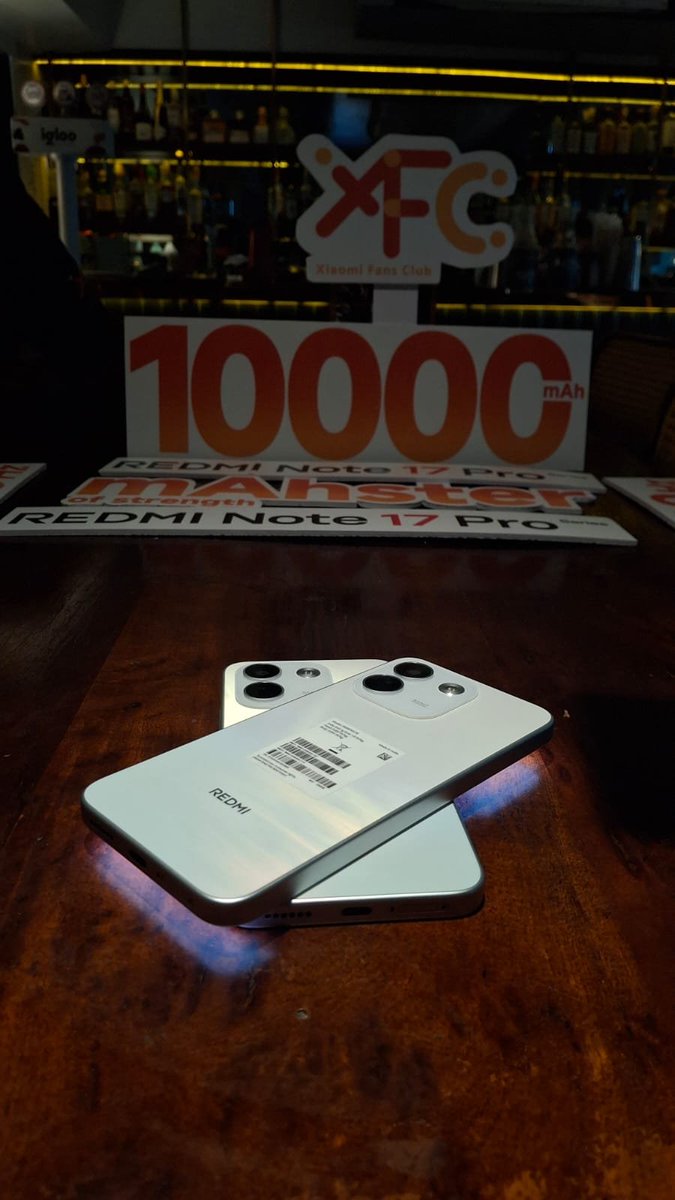 SiddharthaMon's tweet photo. Just experienced the Redmi Note 17 Pro Series Experiential Meetup in Mumbai! 🔥 Insane hands-on experience with device, epic energy, and amazing merch. The hype is real! 📱💥
#REDMINote17ProSeries #XiaomiFansClub
@RedmiIndia @Ritij @pixelwithme https://t.co/D39IvUmGeY