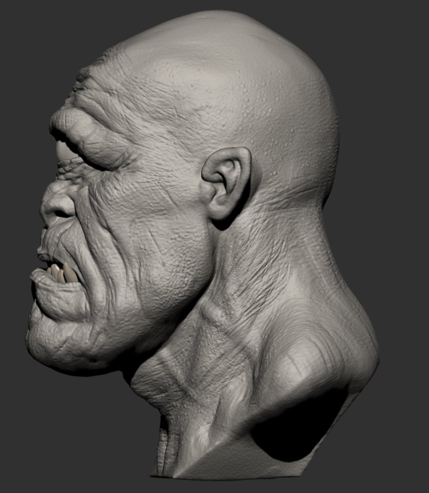 eugenexedge's tweet photo. Cyclops speed sculpt for Sculptober, 1.3 hours. I'll try to keep up with it when I have time https://t.co/PhvEn5SgxB