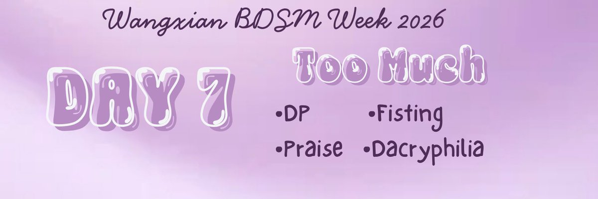wangxianweeks's tweet photo. ⛓️💗 it’s the 7th and final day of #WangxianBDSMWeek !! 

if you didn’t get to finish your wips in time, no worries!! we’ll be accepting submissions until the end of the year https://t.co/yrwUyYfExf