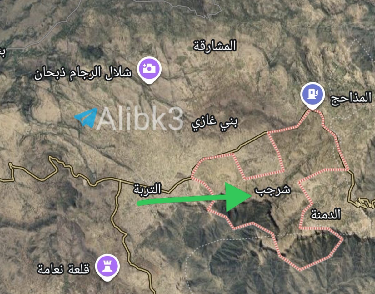 AB3_Ali3's tweet photo. بعد السيطرة على مدينة التربة، القوات اليمنية تتقدم نحو شرجب https://t.co/0ceiu8z3Hy