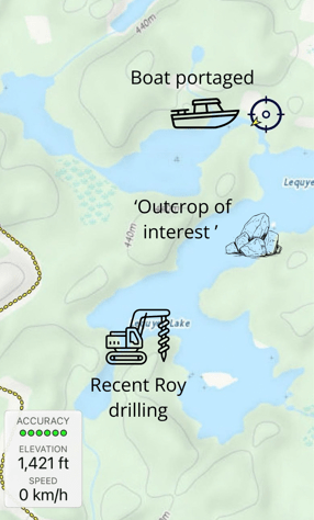 FirstClassMetal's tweet photo. CEO Marc Sale is out in the field with Brenden from EGS, heading into the Roy property for a closer look at the geology.
The side-by-side can only take them so far. From there, itโs a 10-minute trek through some fairly tough terrain to reach the moored boat - with Marc taking on the easy job of carrying the life jackets, while Brenden gets to manhandle the outboard! ๐
Once the boat is launched, itโs across the lake towards the outcrop. And what a day for it - crisp autumn air, spectacular colours and perfect conditions for exploring.
The journey is worth it.
At the outcrop, the team finds some very interesting material to collect for assay, providing another useful piece of the geological picture and a positive lift for the exploration programme ahead.
This is exploration in its most hands-on form - getting into the field, seeing the geology first-hand and building the understanding that shapes what comes next.
Watch the short video series to learn more: https://t.co/pZO1swvaVA
Explore. Explain. Expand. Enhance.
#FirstClassMetals #FCM #Roy #Ontario #Exploration #Geology #Mining #GoldExploration #Fieldwork