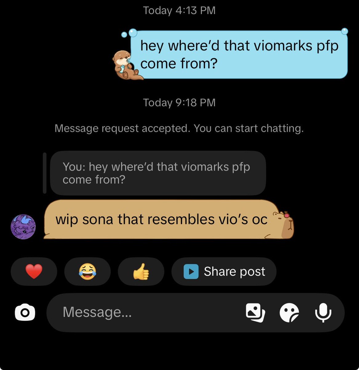 _VioMarks_'s tweet photo. @Badatgamez_ @hicuptoast no, back when the first thing happened one of my friends asked about it and this was their response (via their tiktok, which also looks like kette's account now) https://t.co/iCEXMIJf7J