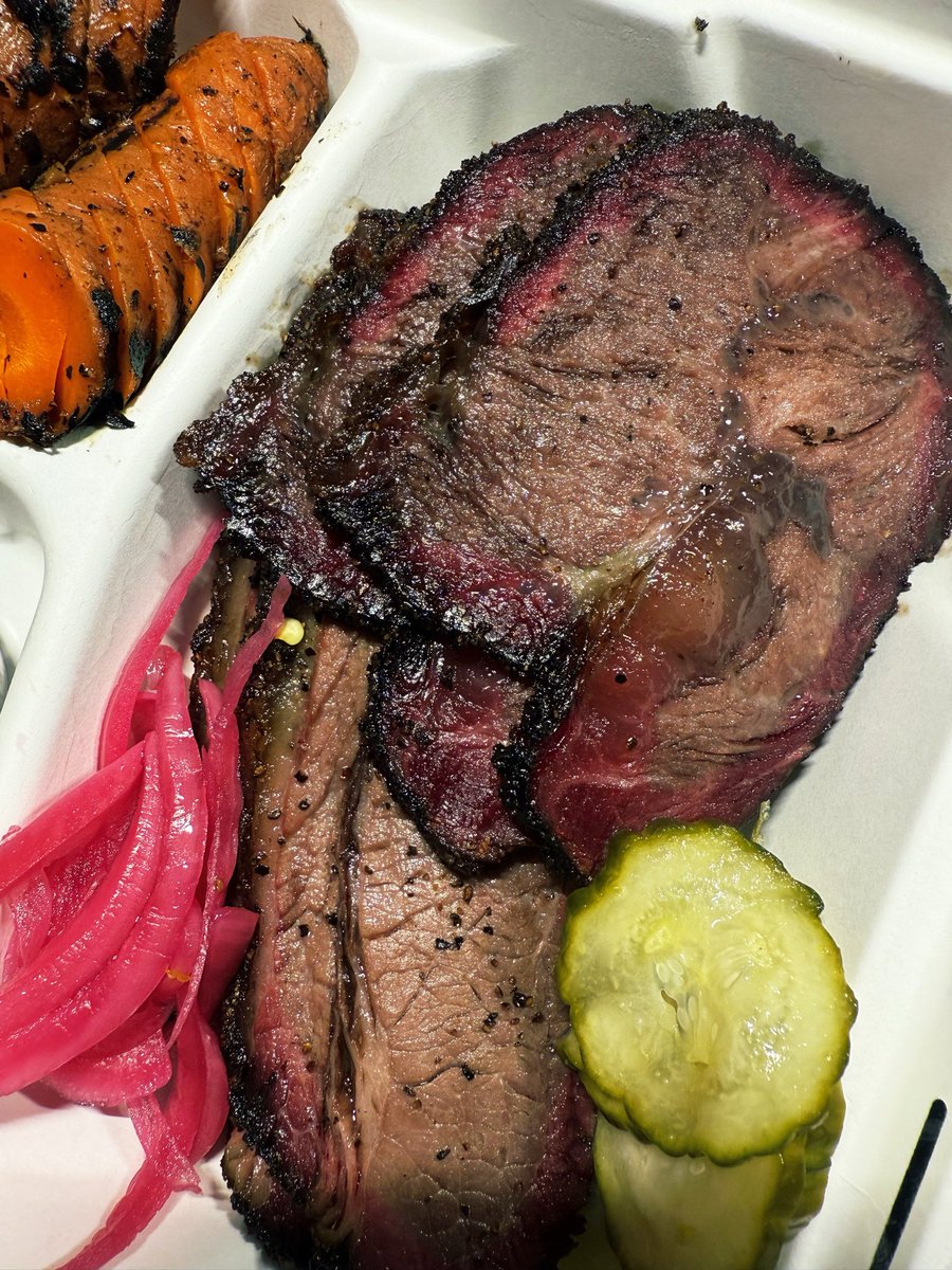 basichumanstf's tweet photo. Sometimes I get tired of living in Austin. And then sometimes I drive 7 minutes to get Michelin star bbq sourced from local farms. https://t.co/L0YR8f2vql