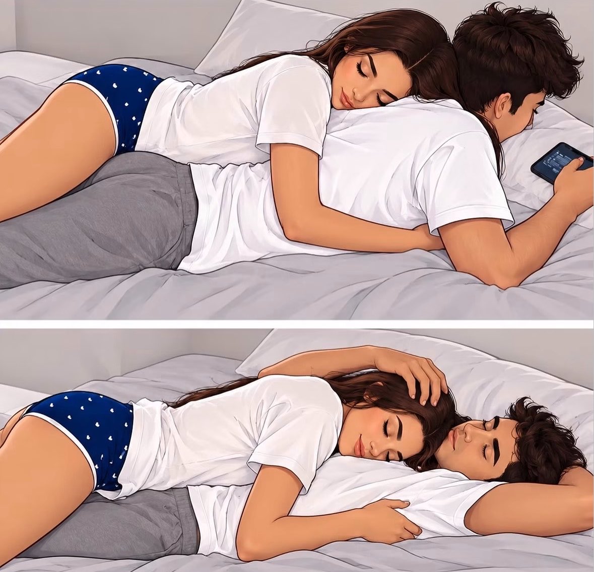 soleillevantoff's tweet photo. Dormir à côté de la personne qu'on aime c'est le meilleur moment ❤ https://t.co/9zwMj80yOV