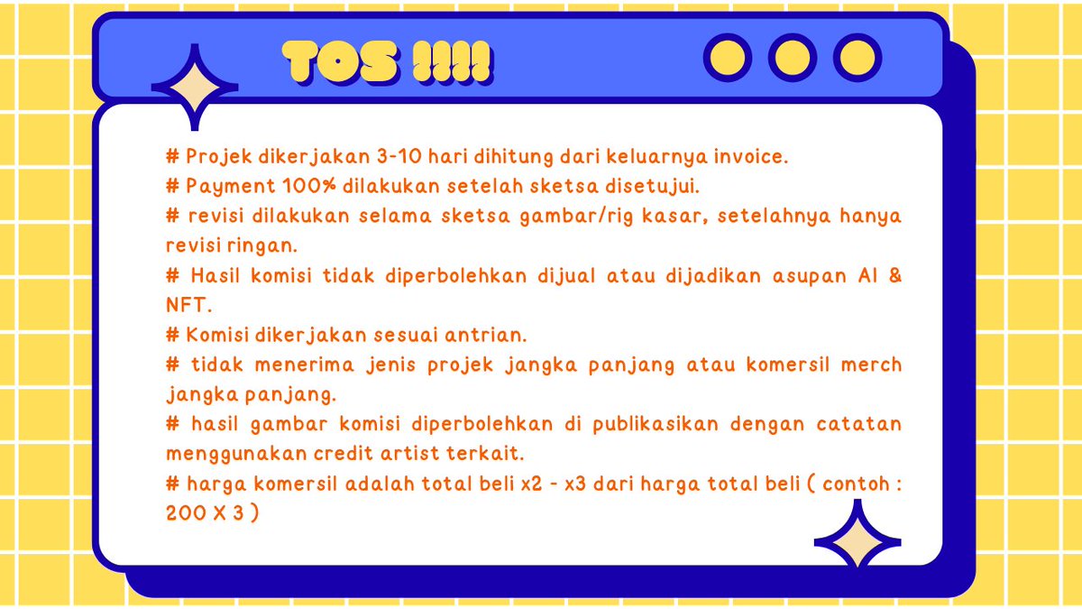 Dkarya_cmsnn's tweet photo. Untuk Terms of Service boleh di baca dulu yaa~~ https://t.co/zx3C2rafyP