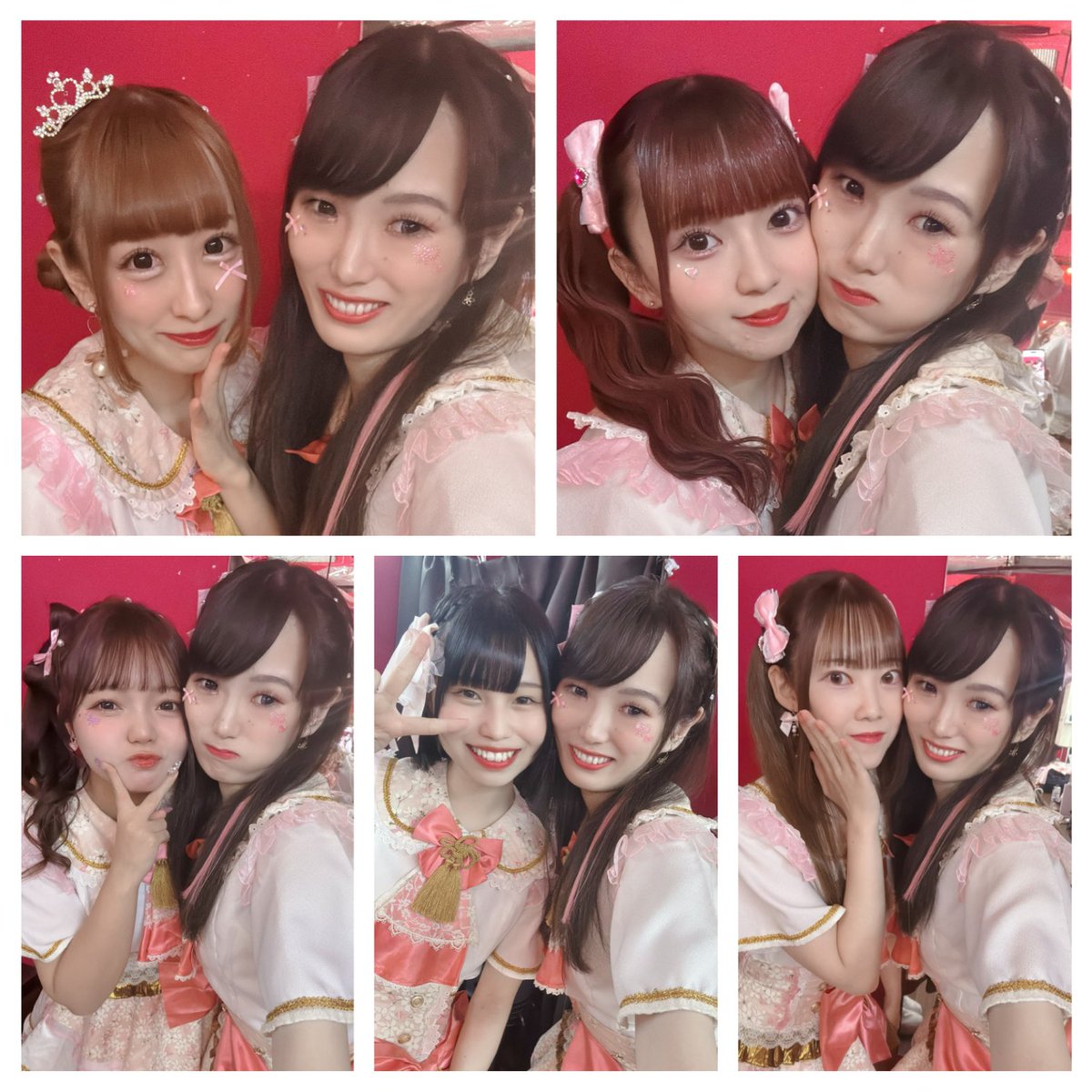 e_rin_sakusuta's tweet photo. 日付変わっちゃったけど……
2026/10/4 #天使の日  
桜色Standard解散から1年。
みんなが今も覚えててくれてて
とっても嬉しいです🌸💖
当時UPし損なったワンマンでの
2shotたちです📸💕
サイズ的な問題で凪沙ちゃん
りったんちゃんとのやつは
個別でもUPしておくねん♪

#えりん記録 たまに見てるよ🪽 https://t.co/H3cO9HuQgD