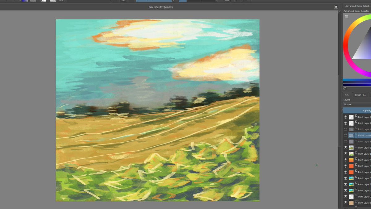 _GumbaltZac's tweet photo. (WIP) shit I paint only to draw the mikes over it https://t.co/Cv0r6DrvWS