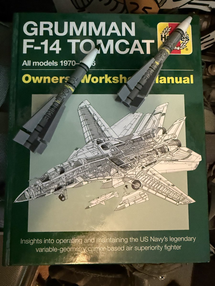 TomcatJunkie's tweet photo. 15K GIVEAWAY!

One Haynes F-14 Tomcat Owner's Manual and two Phoenix Pens are up for grabs. Winner takes all—no points for second place.

Rules:

US only. 
Follow me, like, comment, and share this post to enter.

The contest runs through noon EST Sunday, October 11th, with the winner announced shortly after.

Good luck!