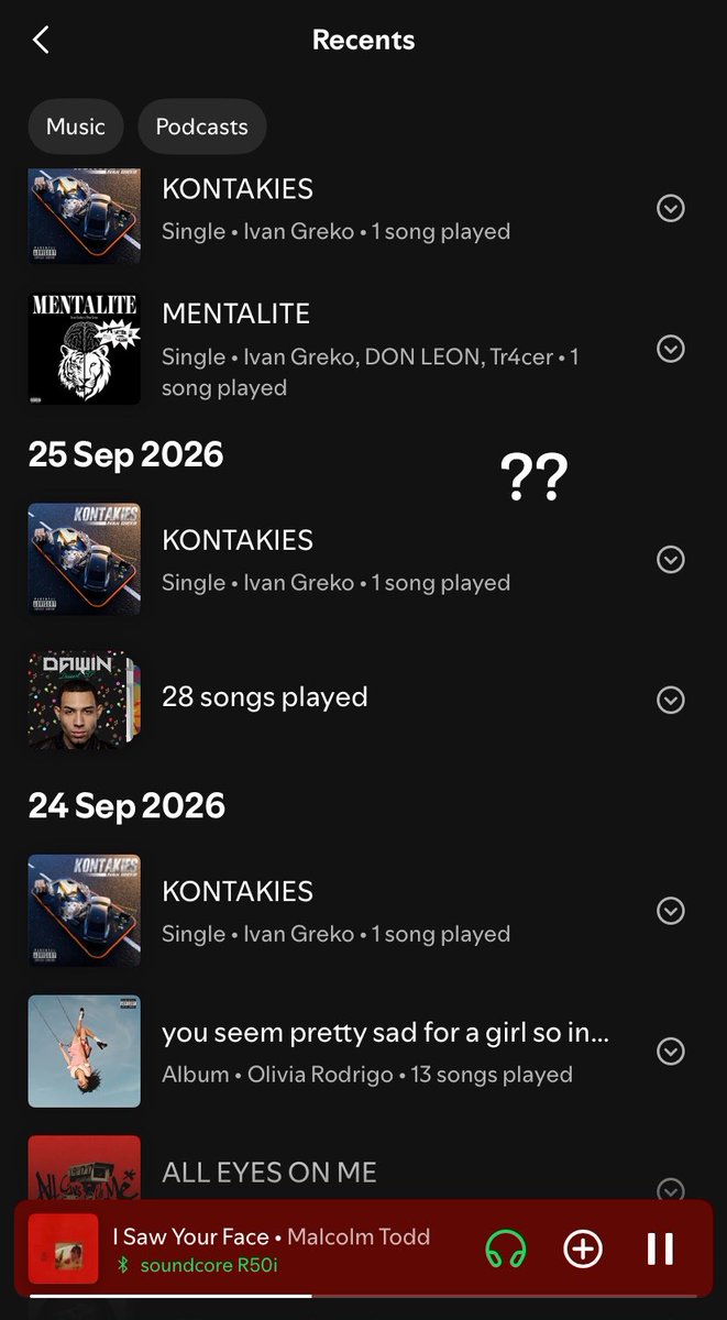 _nightskyes's tweet photo. who are these and why are they always on my recent played?? I changed my password once I found it and play countless playlist but why they are still on my homepage???😦 https://t.co/ibuIESUFDH