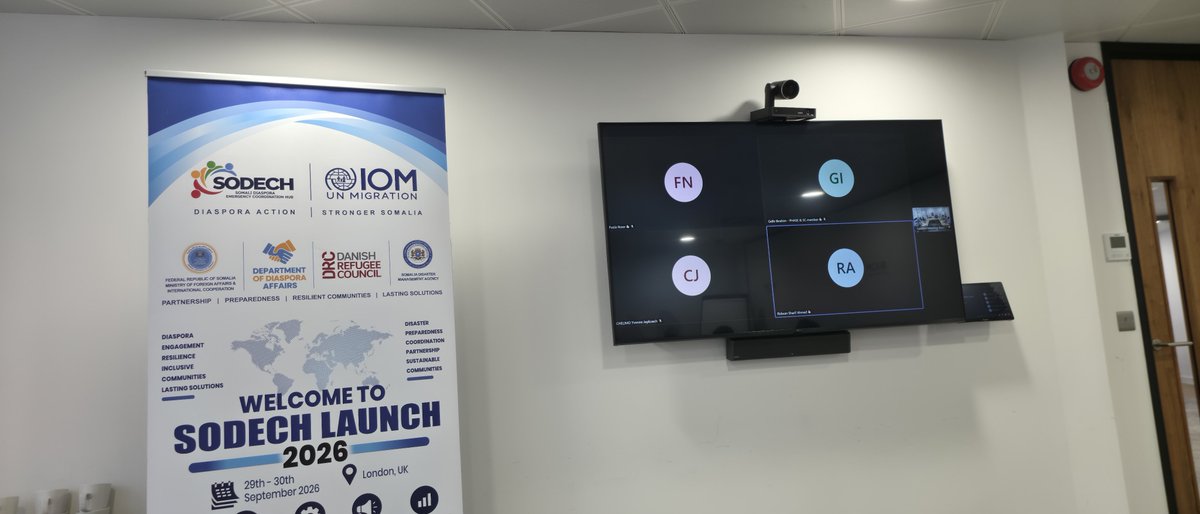 RashidGaal's tweet photo. Proud milestone! We launched the Somali Diaspora Emergency Coordination Hub #SODECH in London. Honoured to facilitate both days and lead several sessions as SODECH's Humanitarian Adviser
The Somali diaspora has always stepped up when crises strike at home.
@IOM_UK #SomaliDiaspora https://t.co/A2BPo39ewc