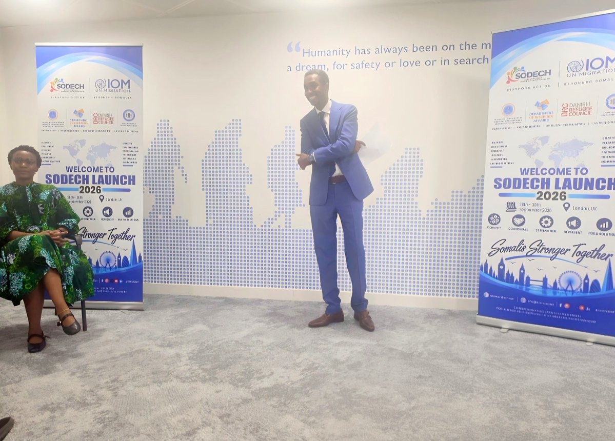 RashidGaal's tweet photo. Proud milestone! We launched the Somali Diaspora Emergency Coordination Hub #SODECH in London. Honoured to facilitate both days and lead several sessions as SODECH's Humanitarian Adviser
The Somali diaspora has always stepped up when crises strike at home.
@IOM_UK #SomaliDiaspora https://t.co/A2BPo39ewc