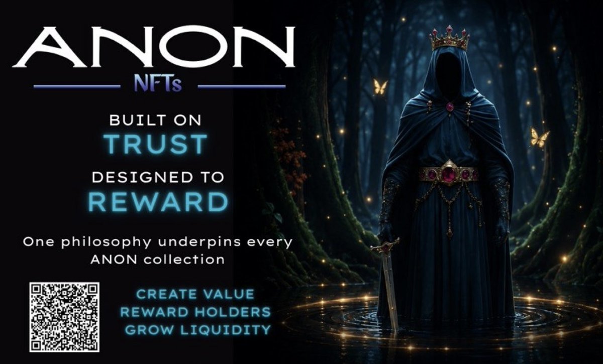 LiquidNftMarket's tweet photo. The best way to explain Liquid isn't always to talk about @LiquidNftMarket. Sometimes it's better to show you what people are building on it.

@AnonNFTSX  is a Liquid creator whose collections receive ongoing liquidity boosts, adding further strength behind the NFTs over time.

Art on the front. Liquidity underneath. A creator using the mechanics of Liquid as part of the collection itself.

It doesn't get better than that.