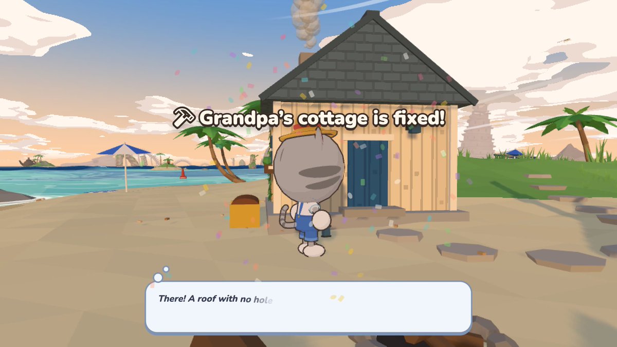 AShortSail's tweet photo. Grandpa's old cottage, one plank at a time. 🔨

Back at Home Cove, fix up the place and make it home again.

Follow for news and updates!

#cozygames #indiegame #gamedev https://t.co/buESn4wiE8