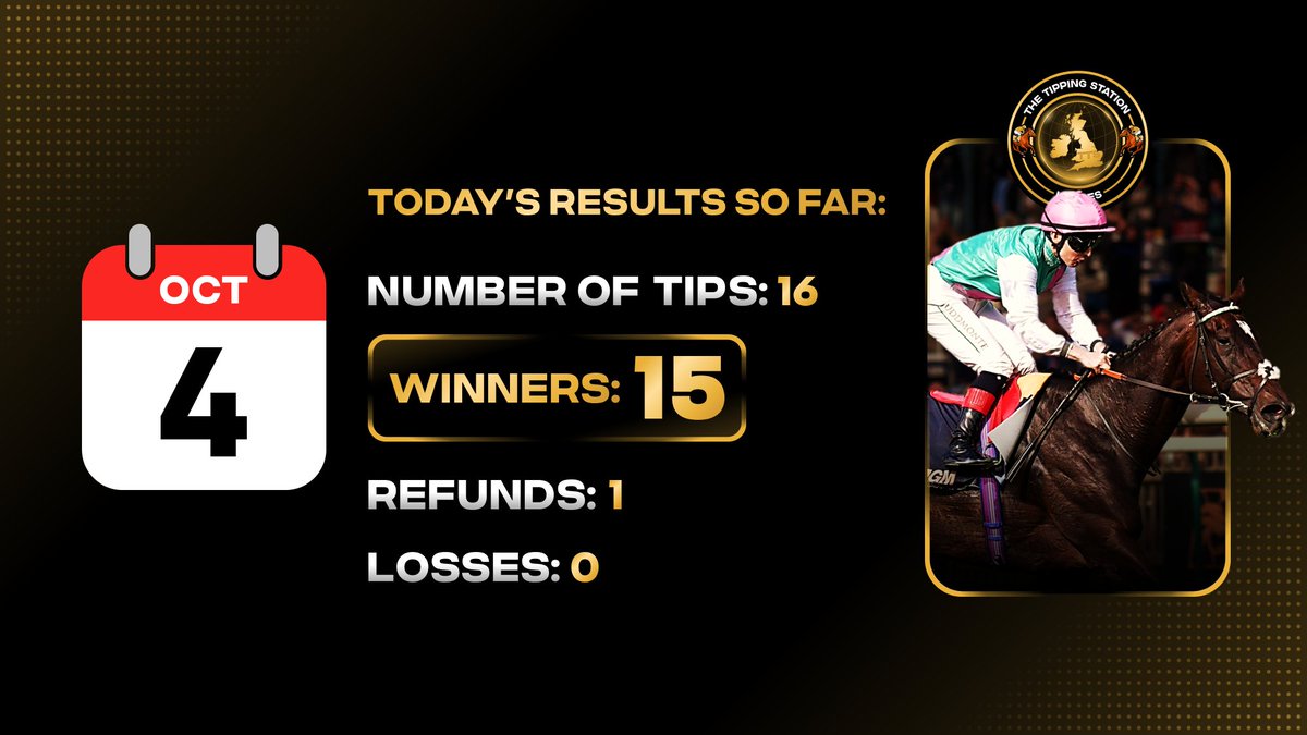 TippingStationX's tweet photo. 🚨 TODAY'S RESULTS SO FAR! 🚨

🤑 15 out of 16 winners. 0 losses. We are literally minting money!

🔗 Join our FREE Telegram to profit with us: https://t.co/dqDfqQBR4j https://t.co/t51QKO2Z6z