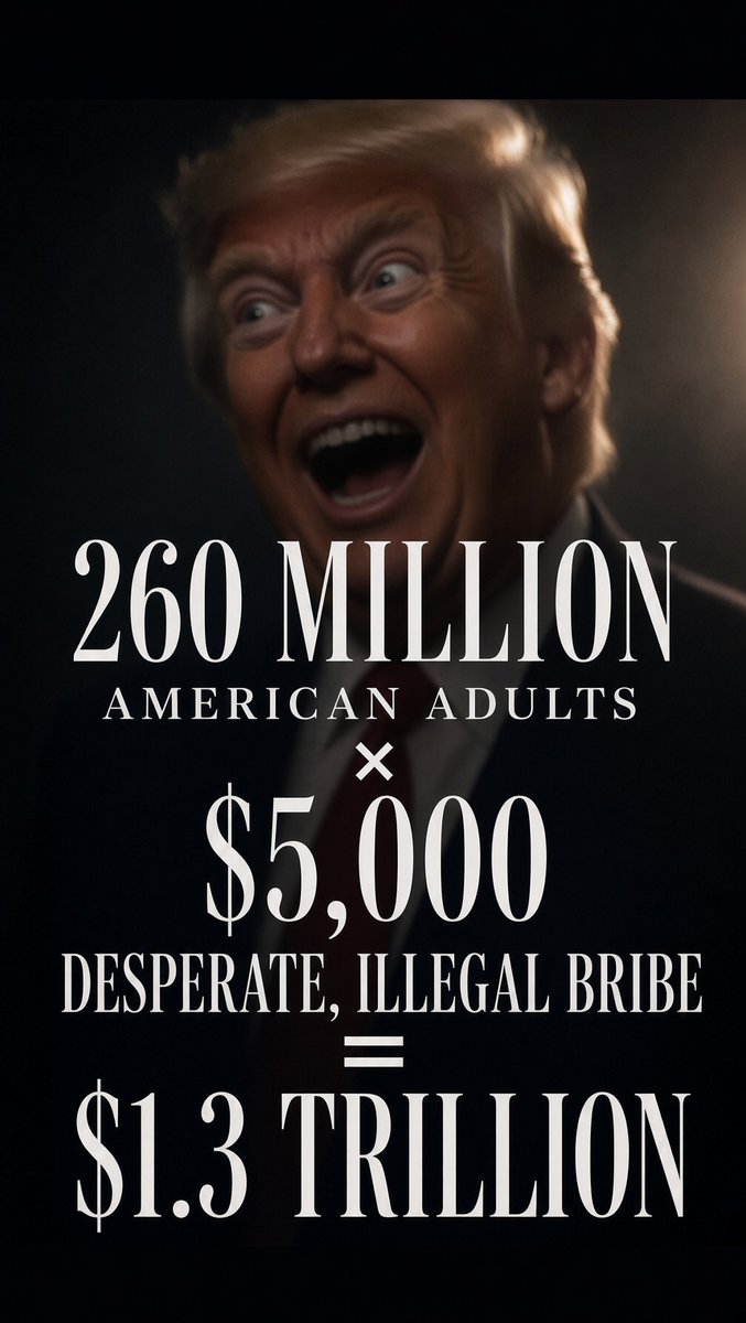 mmpadellan's tweet photo. One Trump bribe: $1.3 trillion.

A decade of the ACA subsidies that Republicans allowed to lapse: $350 billion.

They can find the money when it’s a political bribe. 

They just won’t find it for your healthcare.
Vote out these filthy crooks.
#BlueWaveIn30Days https://t.co/c48US0wEU5