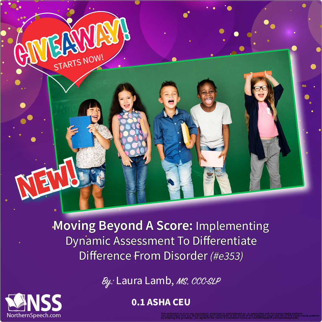 NorthernSpeech's tweet photo. 📣#NewCEs #Giveaway
1 winner will be selected to win a registration to: Moving Beyond A Score
Ends: 10.9.26
Enter⏩ https://t.co/b0pGZzqUaz
#SpeechTherapy #LanguageDisorders #SLPCEUs #DynamicAssessment #SpeechLanguagePathology #ChildSpeechTherapy #SLPGiveaway #LanguageDifference https://t.co/yuO37k6LNO