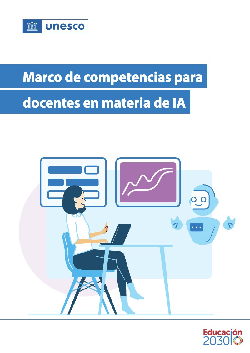 UNESCO_es's tweet photo. La #InteligenciaArtificial está transformando la educación. Pero ¿qué significa esto para el profesorado?

El Marco de competencias en inteligencia artificial para docentes de la UNESCO establece 15 competencias en cinco ámbitos clave, entre ellos la ética de la IA, la pedagogía y un enfoque centrado en el ser humano.

¿El objetivo? Ayudar al profesorado a aprovechar el potencial de la IA, situando siempre la autonomía humana y los derechos de los docentes en el centro de la educación.

Más información: https://t.co/oRfaPozZcV