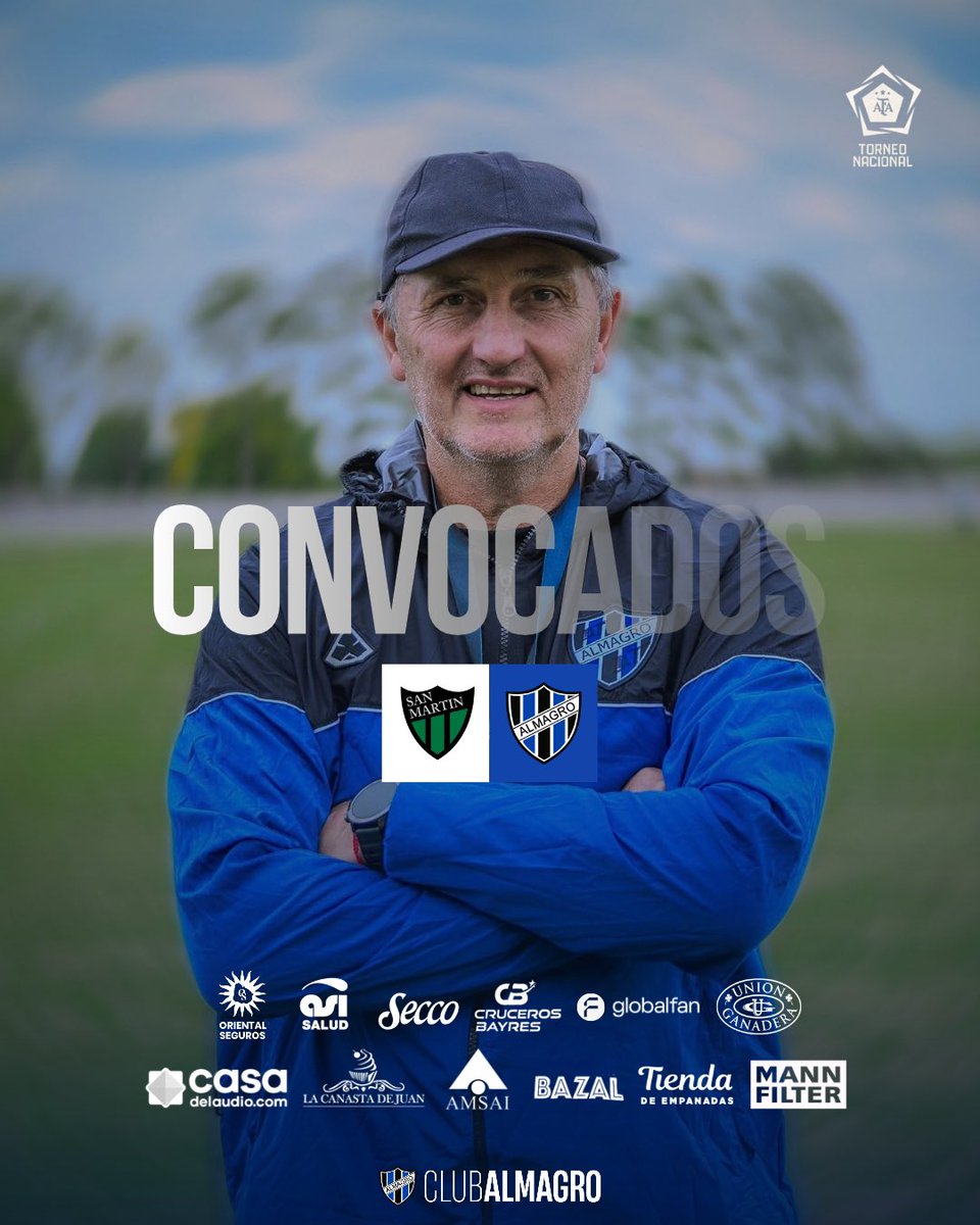 almagroficial's tweet photo. 📋 Convocados por Carlos Mayor para enfrentar a San Martín de San Juan.
#DaleTricolor🇪🇪 https://t.co/lU04RlvLf1