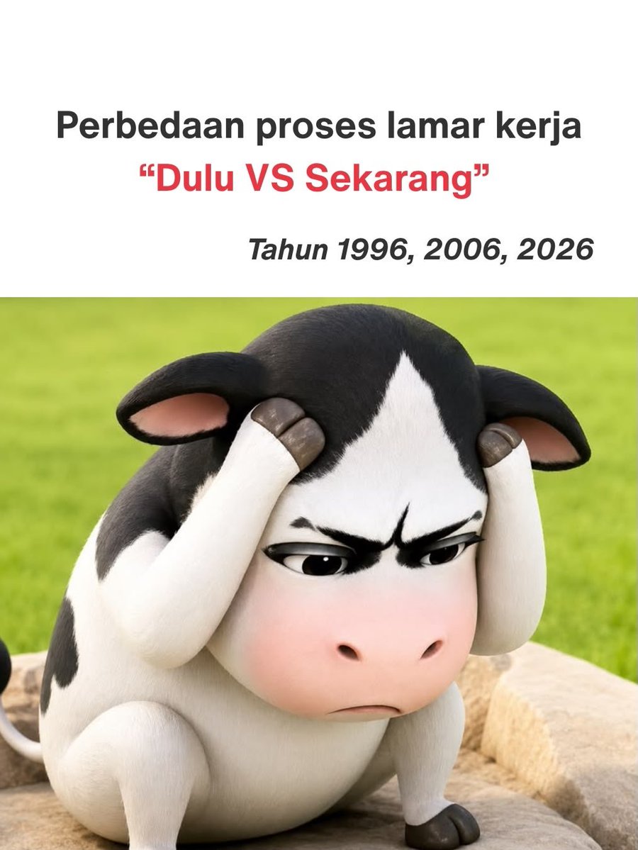 InzaTechMedia's tweet photo. Perbandingan Ngelamar Kerja di Tahun :
1996 vs 2006 vs 2026
Sumber : IG @bisakerja_id
https://t.co/dwMFiG7Mcr
Malam Senin Xiaomi Turut #MUvsArsenalLegend https://t.co/Izdx1FioC2