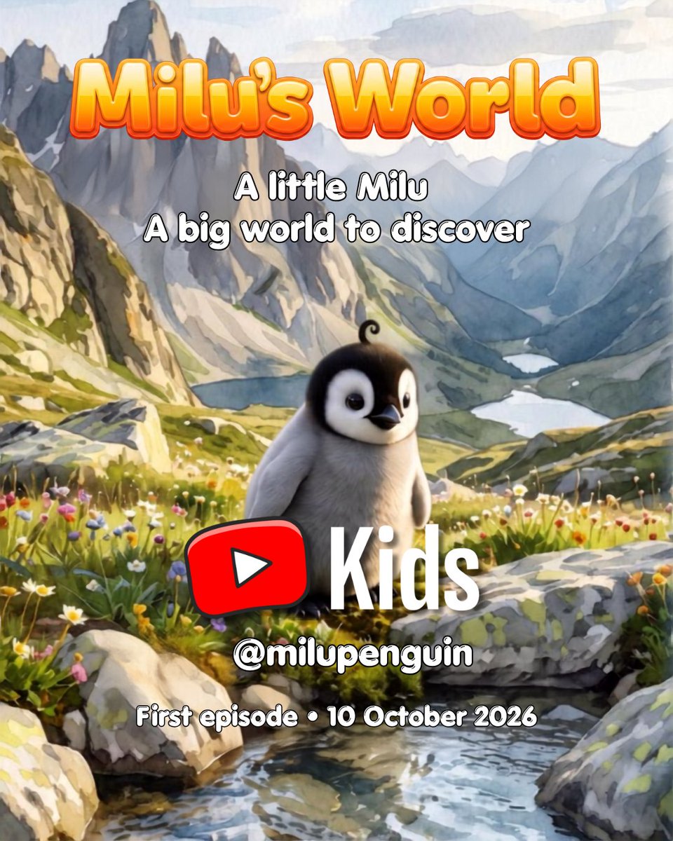 milupenguin's tweet photo. Rocky mountains for Billy 🐐, ice and snow for Milu 🐧! Different homes, but these two love to hop, play, explore, and make friends together! 😄

#MilusWorld #KidsAnimation #AnimalFacts https://t.co/q1lKDeWmnF
