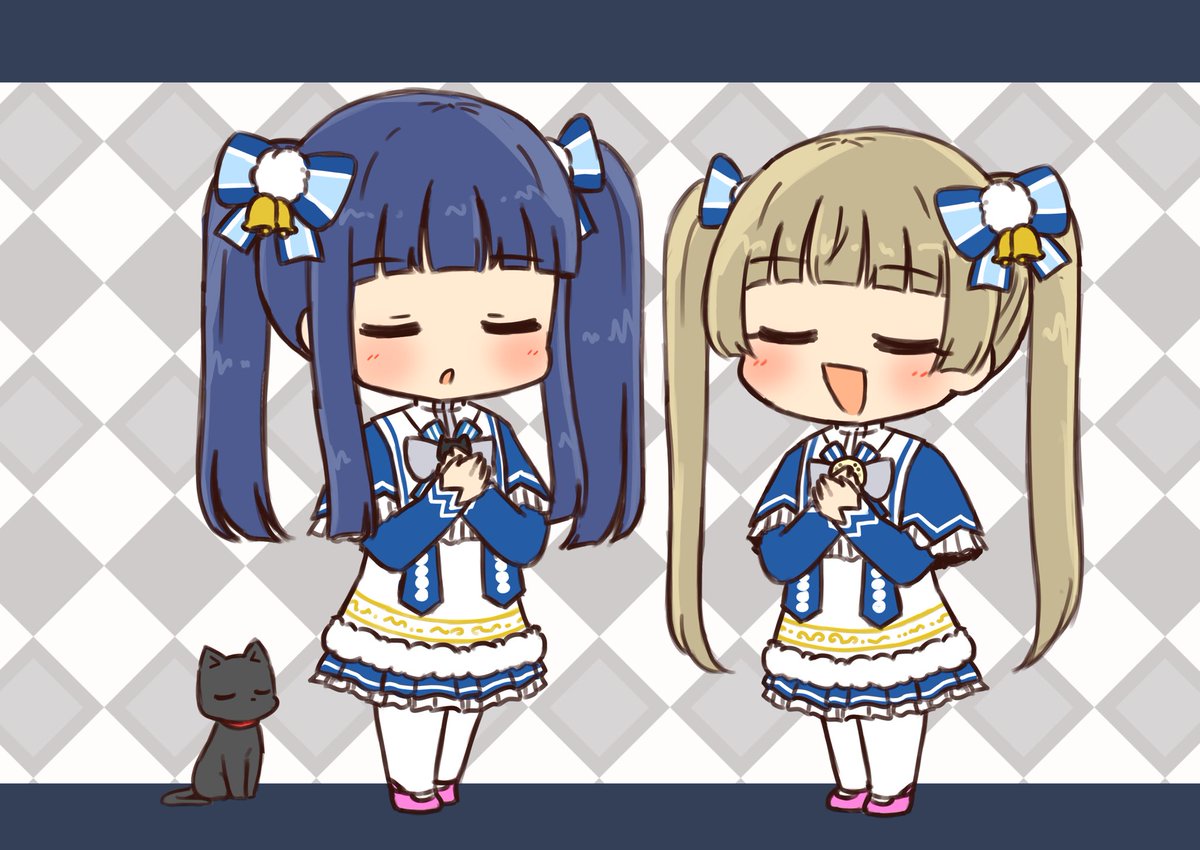 1k_ammoT's tweet photo. ホーリーコーラスの千佳と雪美
#よなかの ORIGIN https://t.co/7Ff5pUh4gc