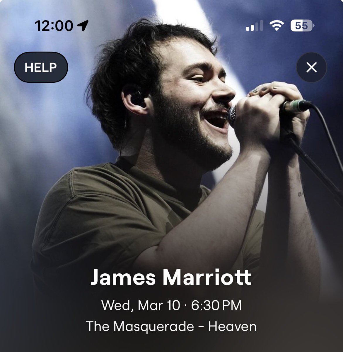 ixxues's tweet photo. guess i’m seeing @JamesMarriottYT for my birthday https://t.co/AAKlP09JB7