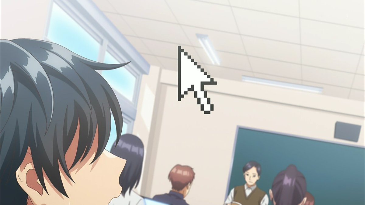 マウスカーソルで現実を操作できるようになったので、女の子をいっぱいクリックしまーす 第1話 ツイート画像 1