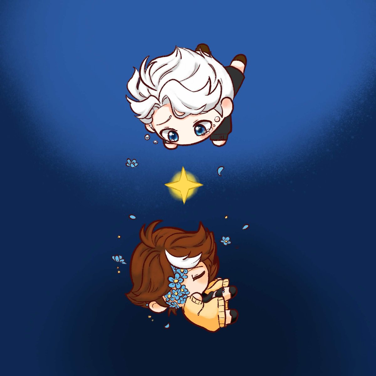teo_qin's tweet photo. Day 2 of #NicestWeek2026!!

I chose Star! Felt it fitting for my Flowerfell AU!

The rest probably won't be on time but I'll do my best to complete them! 

#奈凌 #Niceling #Nicest #tbhx https://t.co/11PWkEafWH
