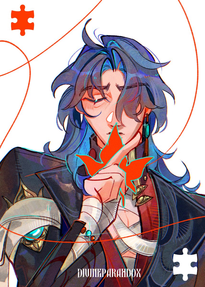 DivineParahdox's tweet photo. A scent you love and miss like a forgotten old home. 🍁 

Blade HNA with his jade design elements hmm 👀
╰┈➤ #HonkaiNexusAnima #Blade #刃 https://t.co/lR9xiJpVPq