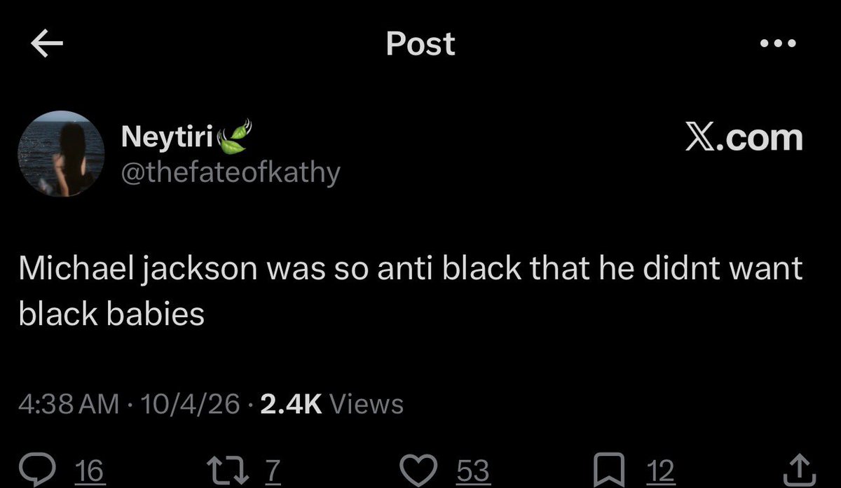 ronaldfmgary's tweet photo. Randomly tweeting about Michael for engagement… this bit is BORING. Anyone with a brain cell can Google Michael’s history within African American and African communities and see that it gave the complete opposite. Please find new material https://t.co/LyqBjZImG8