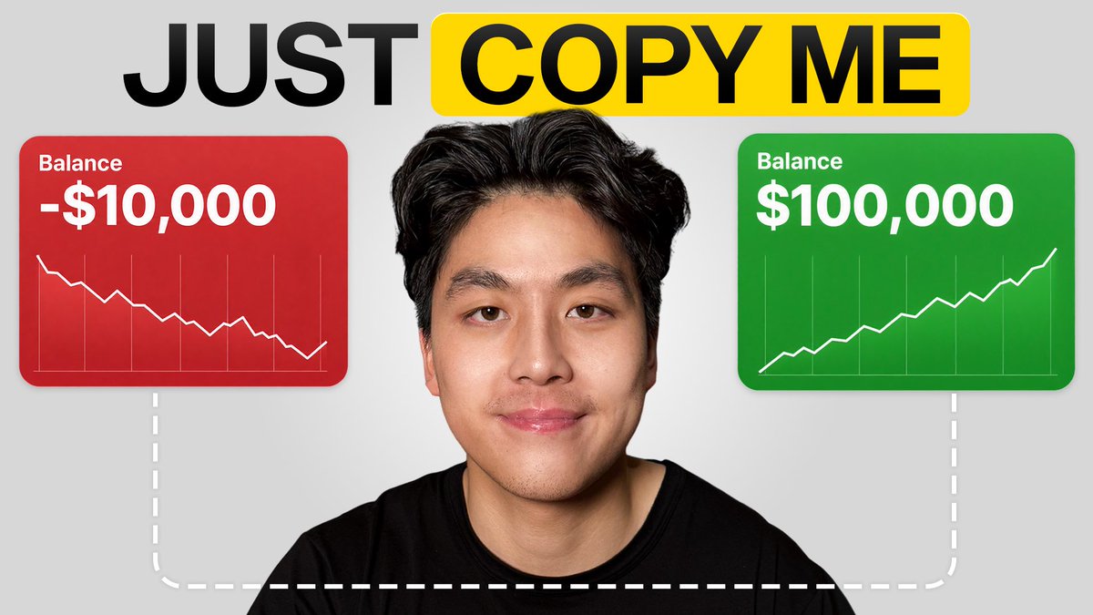 JdubTrades_'s tweet photo. If I had to start trading again from $0 and build my way back to $100,000…

I wouldn’t look for the next 10X stock.

I wouldn’t gamble half my account on options.

I wouldn’t keep switching strategies every time something stopped working.

I’d focus on one repeatable setup, keep risk small, and scale only after proving consistency.

After 7 years of trading, I know exactly what I’d do differently.

Watch here: https://t.co/h8j3d4kiNn