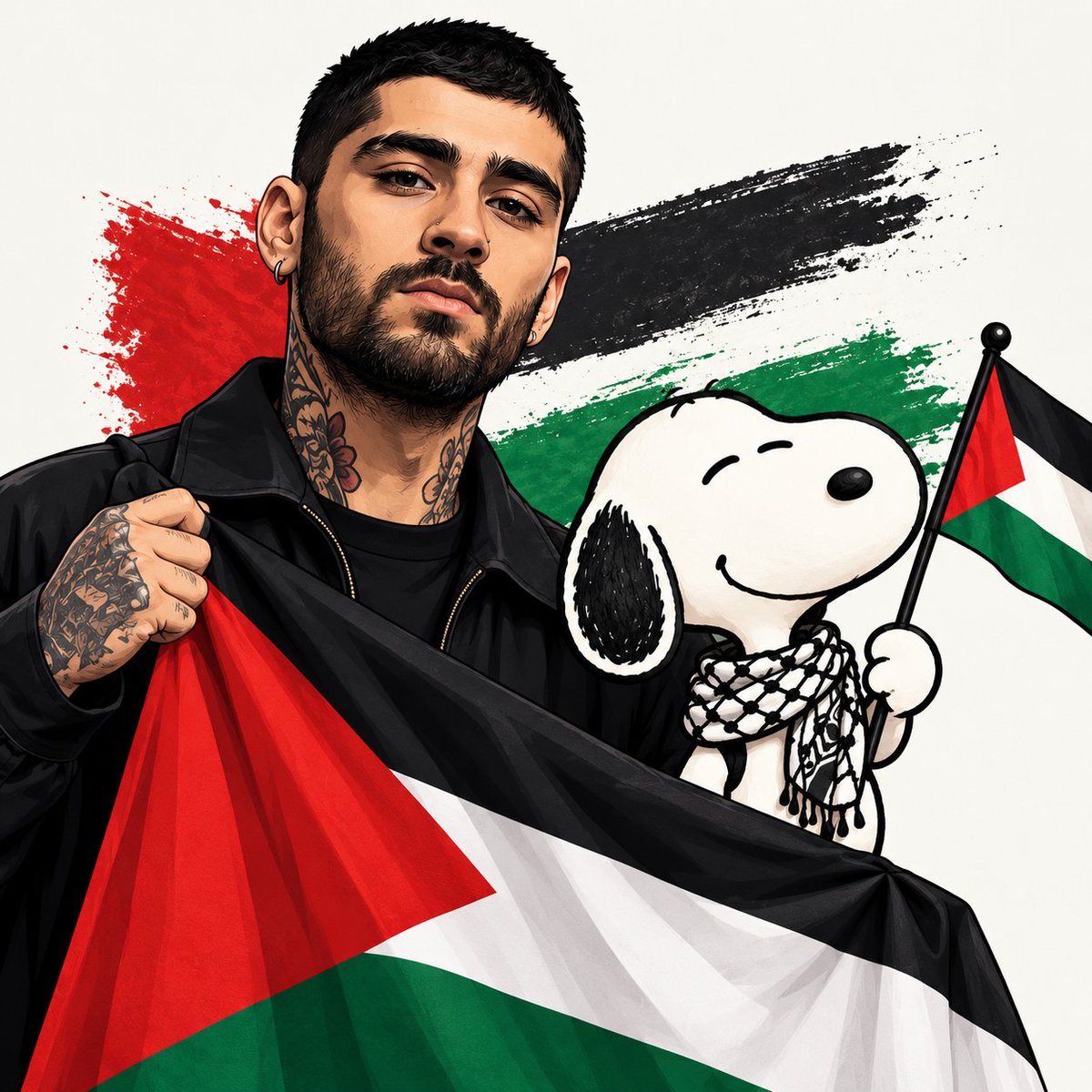 Anklebiters0904's tweet photo. Two voices. One message. 🇵🇸 https://t.co/tBqXpYFe3S