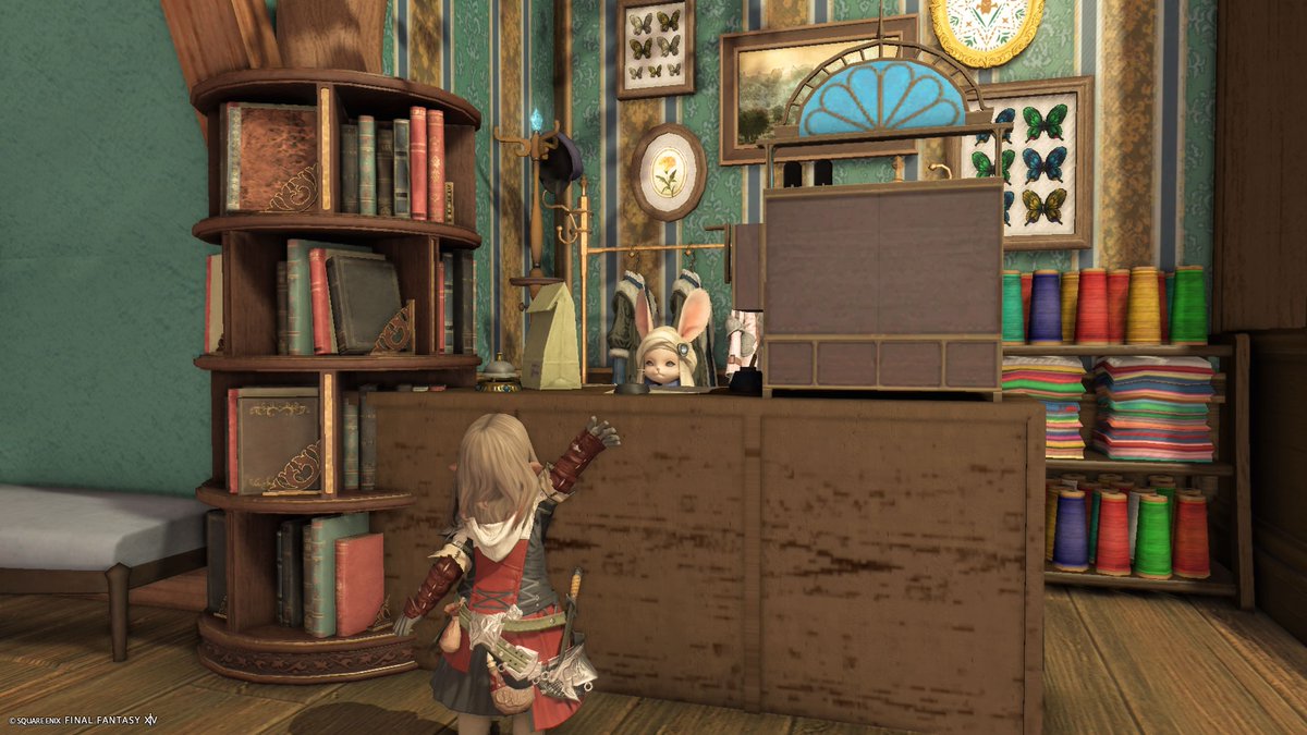 hr_stern314's tweet photo. @hatori_xiv さんのショップ行ってきました！
コーデはもちろん、内装も随所にこだわりが見られてお洒落でとっても素敵でした〜✨

#FF14 https://t.co/PRJ7UByeQe