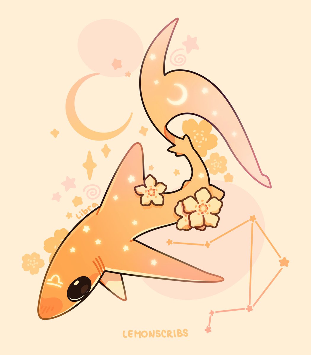 Lemonscribs's tweet photo. Libra thresher shark 🦈 just 2 star signs left to go aaaahhh 
I also added all my star sign sharks and other new designs to acggoods and redbubble :D
#illustration #digitalart #ａｅｓｔｈｅｔｉｃ #sharkart #libra https://t.co/MUShKqqNib