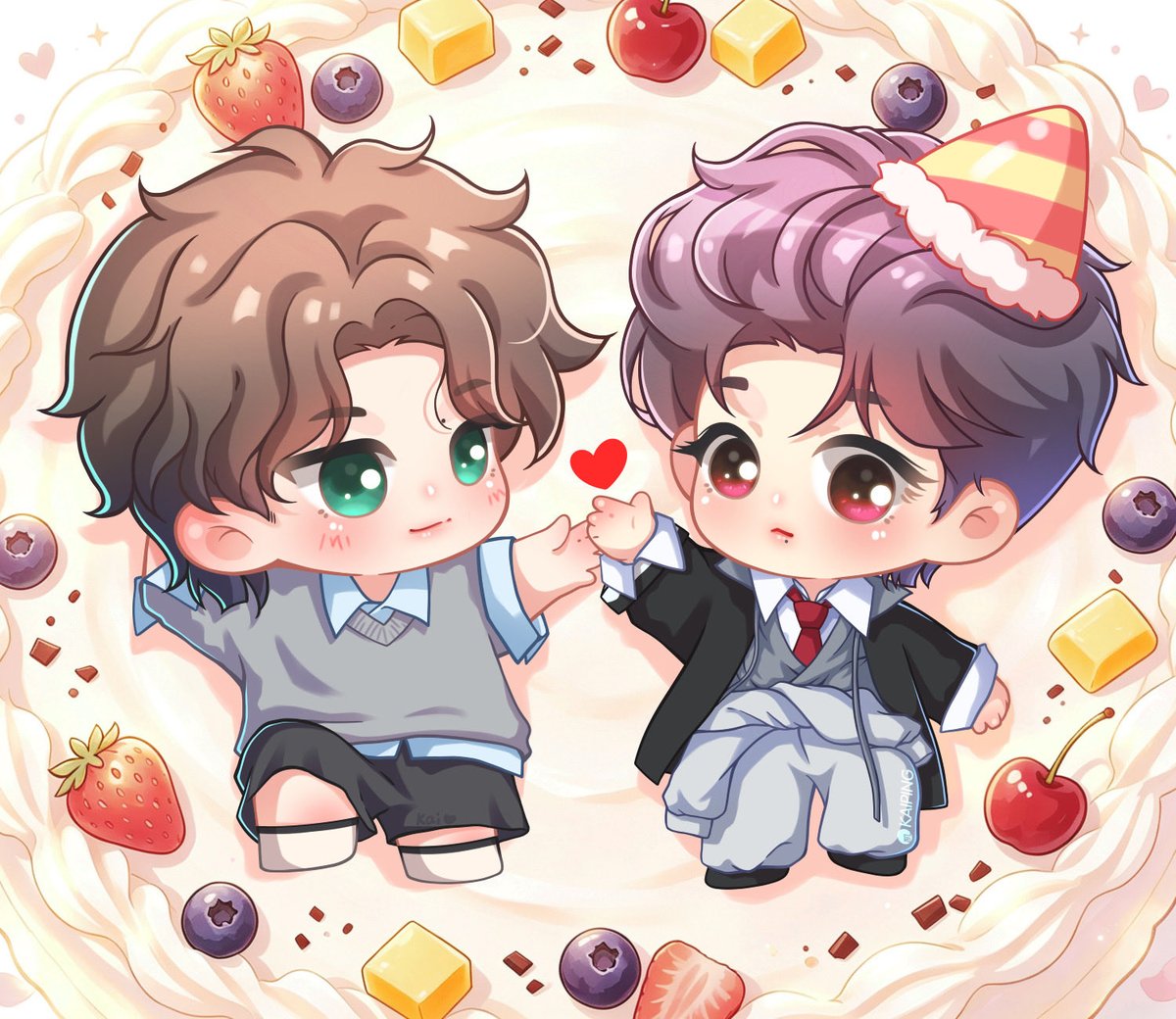 kaiping08051005's tweet photo. 1005 生日快乐🎂🎂🎉🎉🎉 https://t.co/UWpJ0I6bu0
